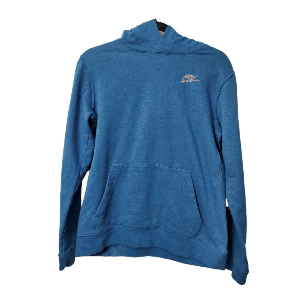 Nike Sportswear Older Kids Blue Teal Pull Over Hoodie Sz XL DM8104-404 Rare Nice